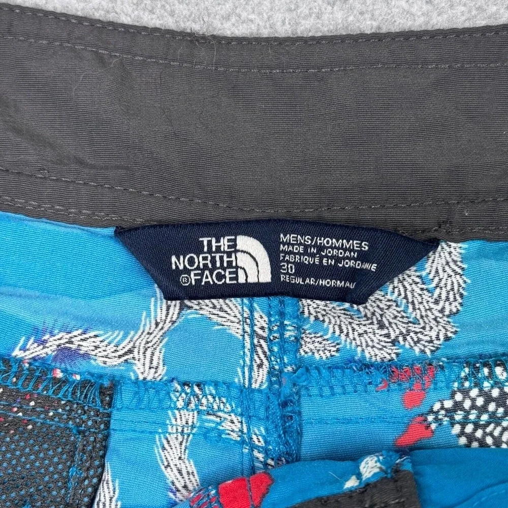 The North Face Board Shorts Blue Coral Men's Size 30 Hybrid‎ Swimming Trunks